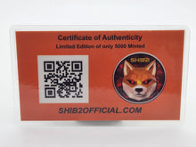 Load image into Gallery viewer, 1 Gram SHIB2 .9999 Gold Snap Bar Gold Crypto Bar (4-3.75gr bars)