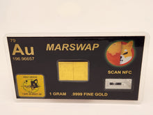 Load image into Gallery viewer, Marswap 1 Gram Gold Snap Bar Two 7.5 Grain Bars .9999 Pure Gold