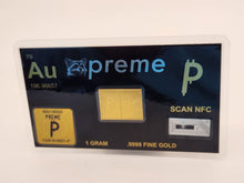 Load image into Gallery viewer, Preme 1 Gram Gold Snap Bar Two 7.5 Grain Bars .9999 Pure Gold