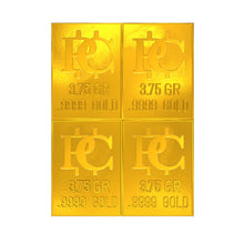 Load image into Gallery viewer, 1 Gram Gold Snap Bar, Breaks into Four 3.75 Grain Bars