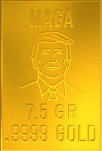 Load image into Gallery viewer, 1/2 Gram MAGA Gold Bar 7.5 Grain Bar