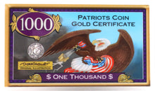 Load image into Gallery viewer, $1000 Gold Certificate