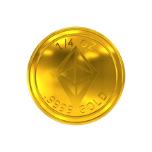 Load image into Gallery viewer, 1/4oz VSG Crypto .9999 Pure Gold Coin