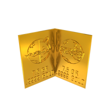 Load image into Gallery viewer, Marswap 1 Gram Gold Snap Bar Two 7.5 Grain Bars .9999 Pure Gold