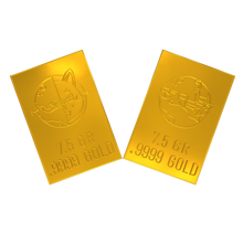 Load image into Gallery viewer, Marswap 1 Gram Gold Snap Bar Two 7.5 Grain Bars .9999 Pure Gold