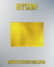 Load and play video in Gallery viewer, Bitcoin 1 Gram Gold Snap Bar Two 7.5 Grain Bars .9999 Pure Gold