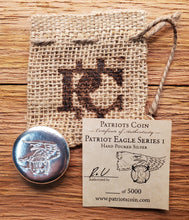 Load image into Gallery viewer, patriots-coin-eagle-1-2oz-hand-poured-silver-coa-999-silver-round