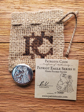 Load image into Gallery viewer, patriots-coin-eagle-2-1oz-hand-poured-silver-coa-limited-mintage-999-silver