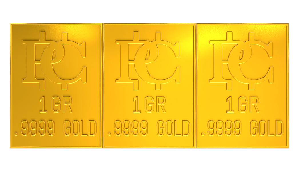 3 Grain Gold Snap Bar .9999 Pure Gold