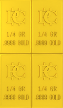 Load image into Gallery viewer, 1 Grain (four 1/4 grains) Gold Snap Bar .9999 Pure Gold
