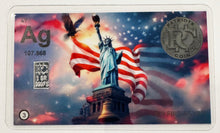 Load image into Gallery viewer, 250th Anniversary Silver Bar Collection 10 Trading Card Set
