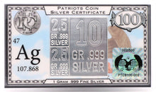 Load image into Gallery viewer, $100 Silver Certificate for PTC Crypto
