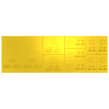 Load image into Gallery viewer, Fractional 5 Grain Gold Snap Bar .9999 Pure Gold
