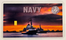 Load image into Gallery viewer, Navy 1/4 Grain Gold Collection Trading Card - Limited Edition Collectible
