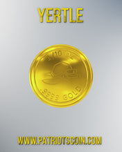 Load and play video in Gallery viewer, 1/10oz Yertle Crypto .9999 Pure Gold Coin
