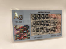 Load image into Gallery viewer, 6 Pack 24 One Grain Divisible Silver Bar .999 Silver Bars
