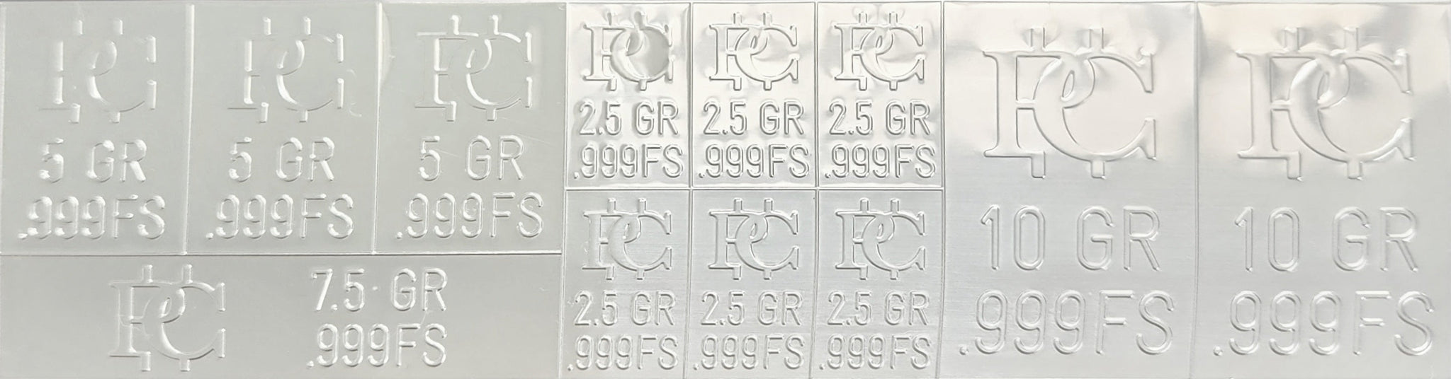 Divisible Silver Load image into Gallery viewer, 6 Pack of 12 Divisible Silver Bars .999 ...