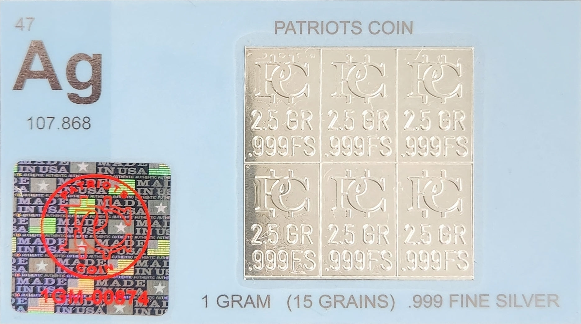 Divisible Silver Load image into Gallery viewer, 1 Gram Divisible Silver Bar .999 Silver ...