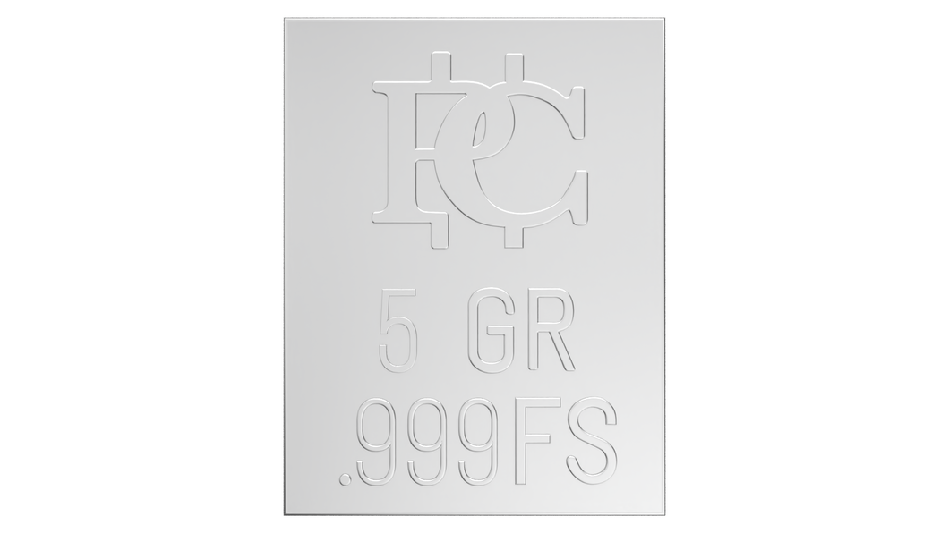 5 Grain Silver Bar .999 Silver Bar