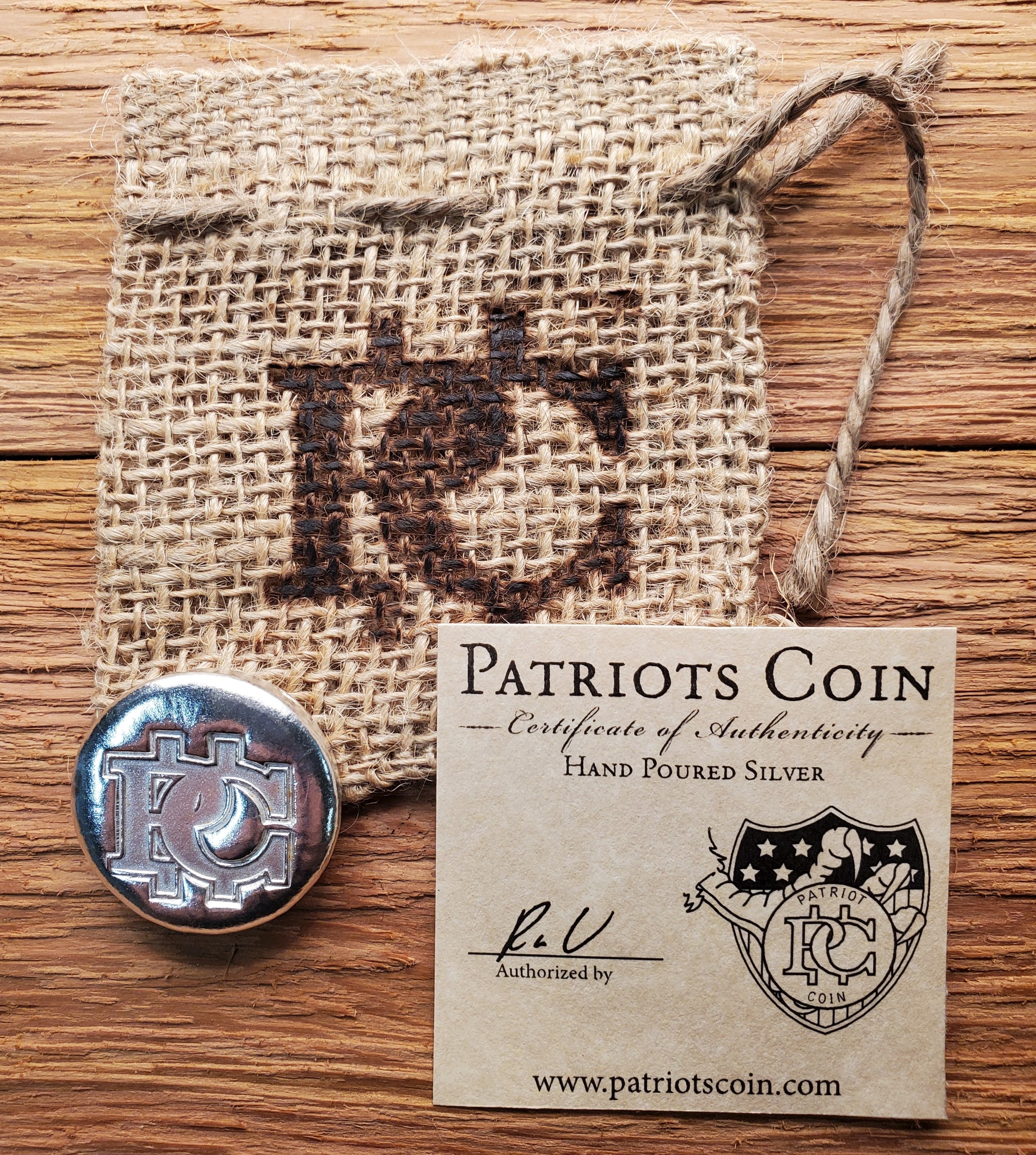 Hand Poured Collectable Silver Coins – Patriots Coin